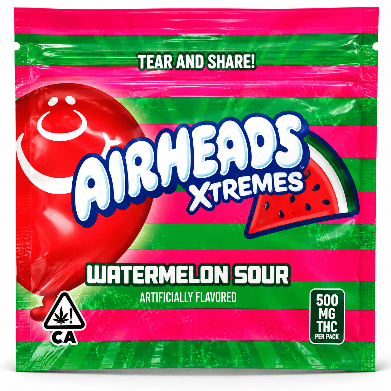 [500mg] Air Head Xtremes Watermelon Sour