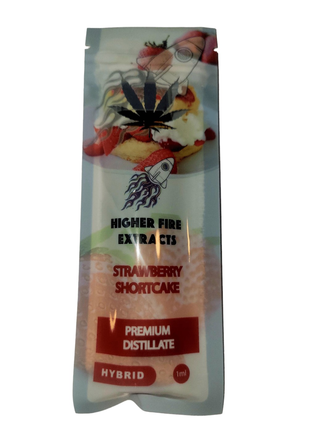 Photographie source: [ ] Higher Fire Full Disposable Pen – Strawberry Shortcake – Hybrid