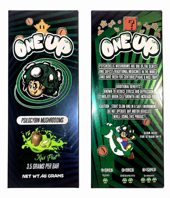 Photographie source: [ ] One Up – Mushroom Bars – Kiwi