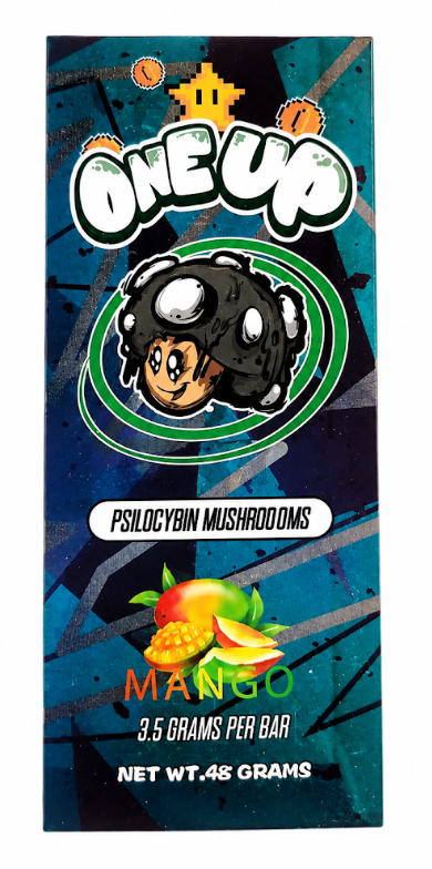 Photographie source: [ ] One Up – Mushroom Bars – Mango