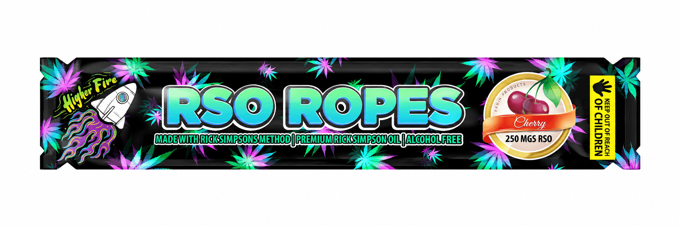 [250mg] Higher Fire Rso Rope - Cherry