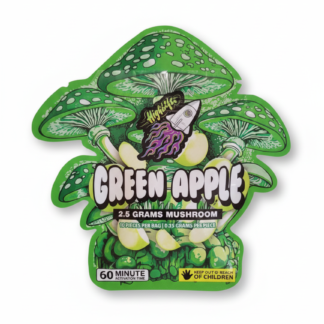 HIGHER FIRE [ 2.5 ] MUSHROOM GUMMIES - GREEN APPLE