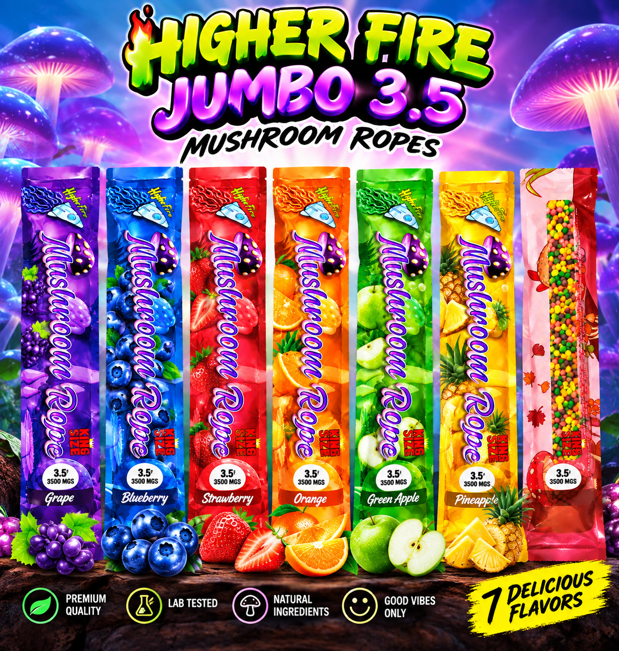 Mushroom Rope Jumbo