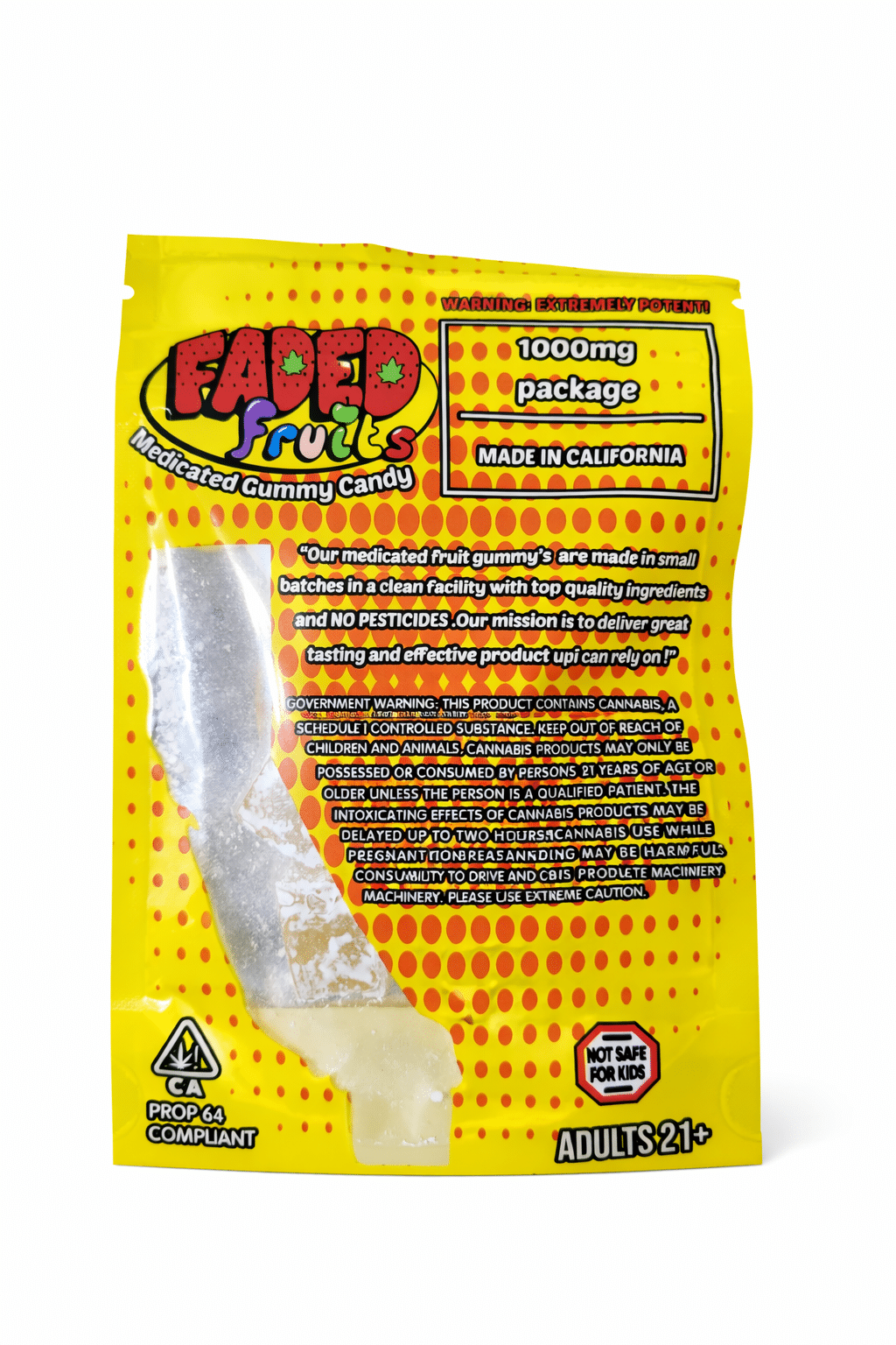 🍍 FADED FRUITS — PINEAPPLE EXPRESS (SATIVA) — 1000 MG THC - Image 3