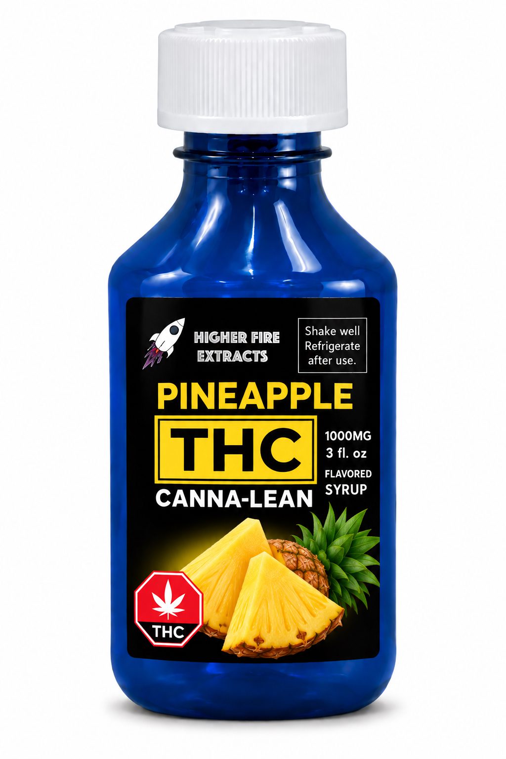 Source photograph: [ ] PINEAPPLE THC CANNA-LEAN