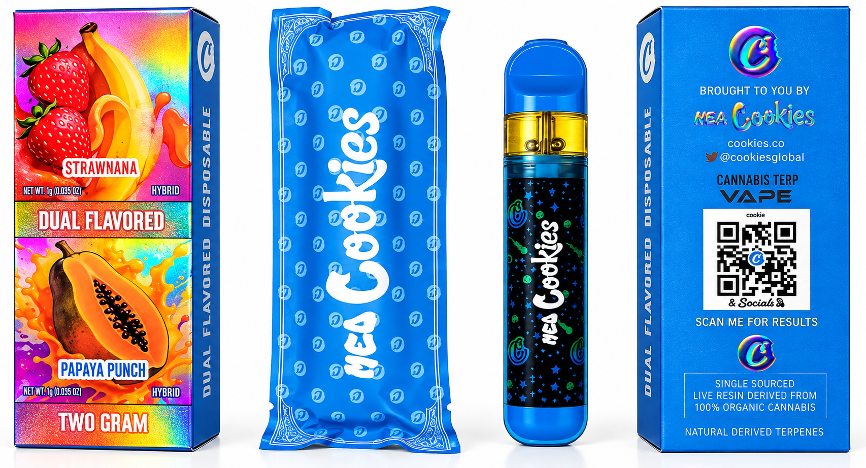 DISPOSABLE VAPE — STRAWNANA & PAPAYA PUNCH