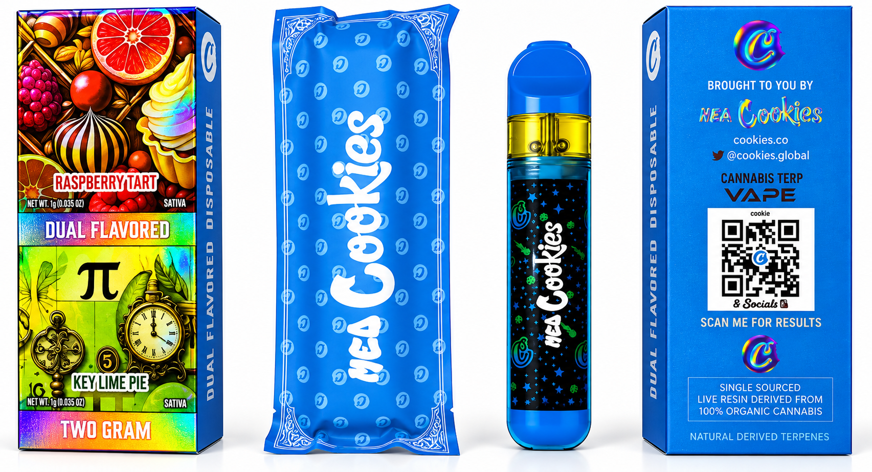 DISPOSABLE VAPE — RASPBERRY TART & KEY LIME PIE