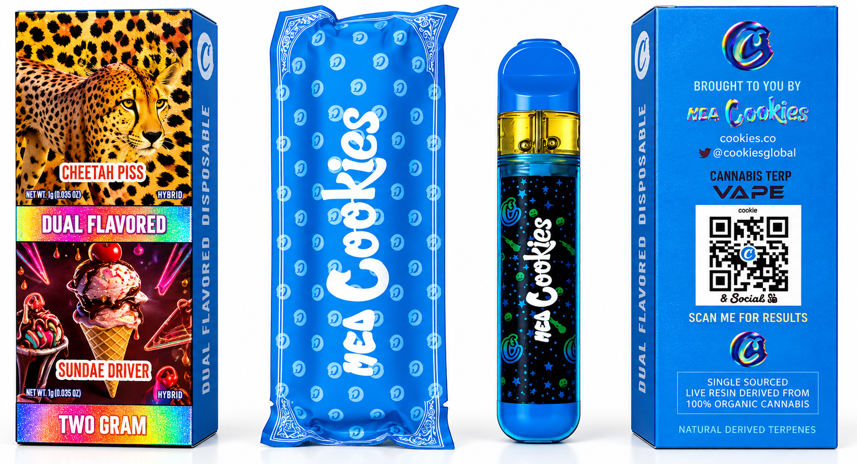 DISPOSABLE VAPE — CHEETAH PISS & SUNDAE DRIVER