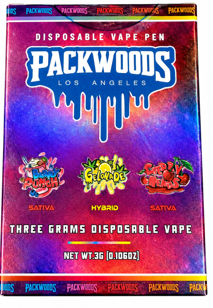 Disposable Vape Pen – Berry Punch, Gelonade & Cherry Chews