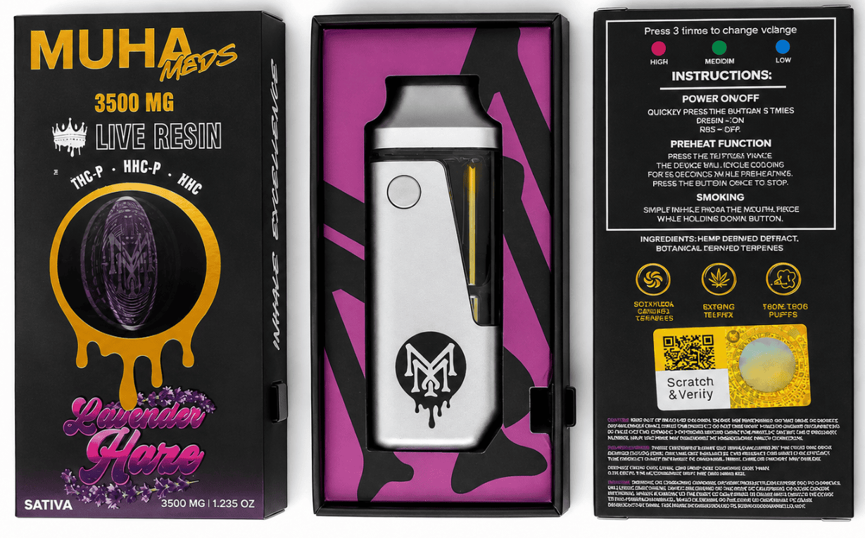 Muha Meds lavender haza