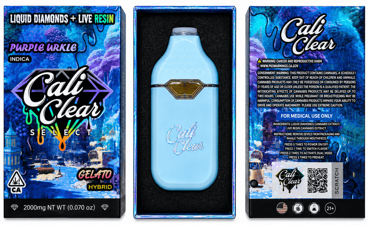 Cali Clear Select Purple Urkle – Gelateo